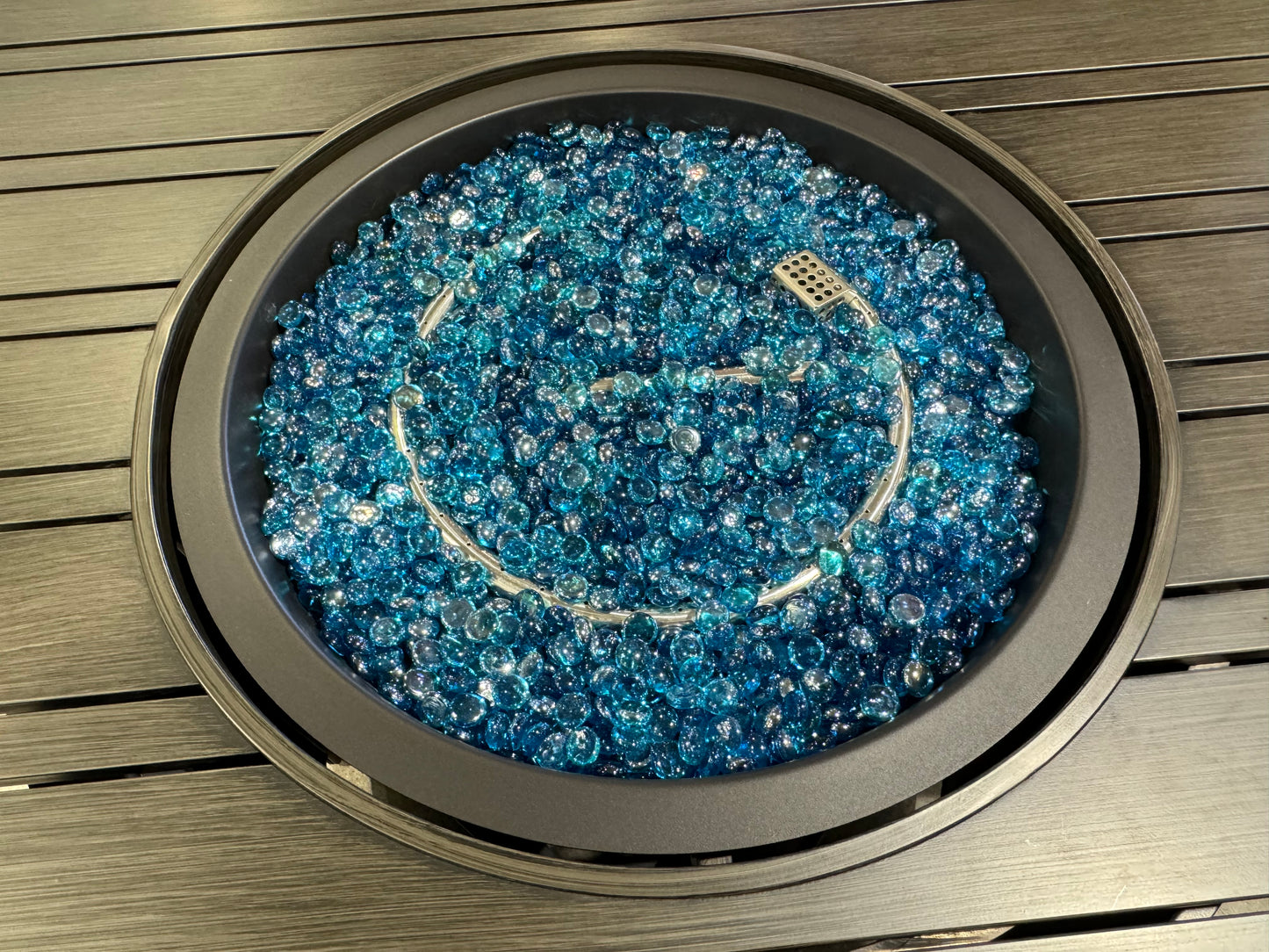 Fire Beads Aqua Blue 10 lbs