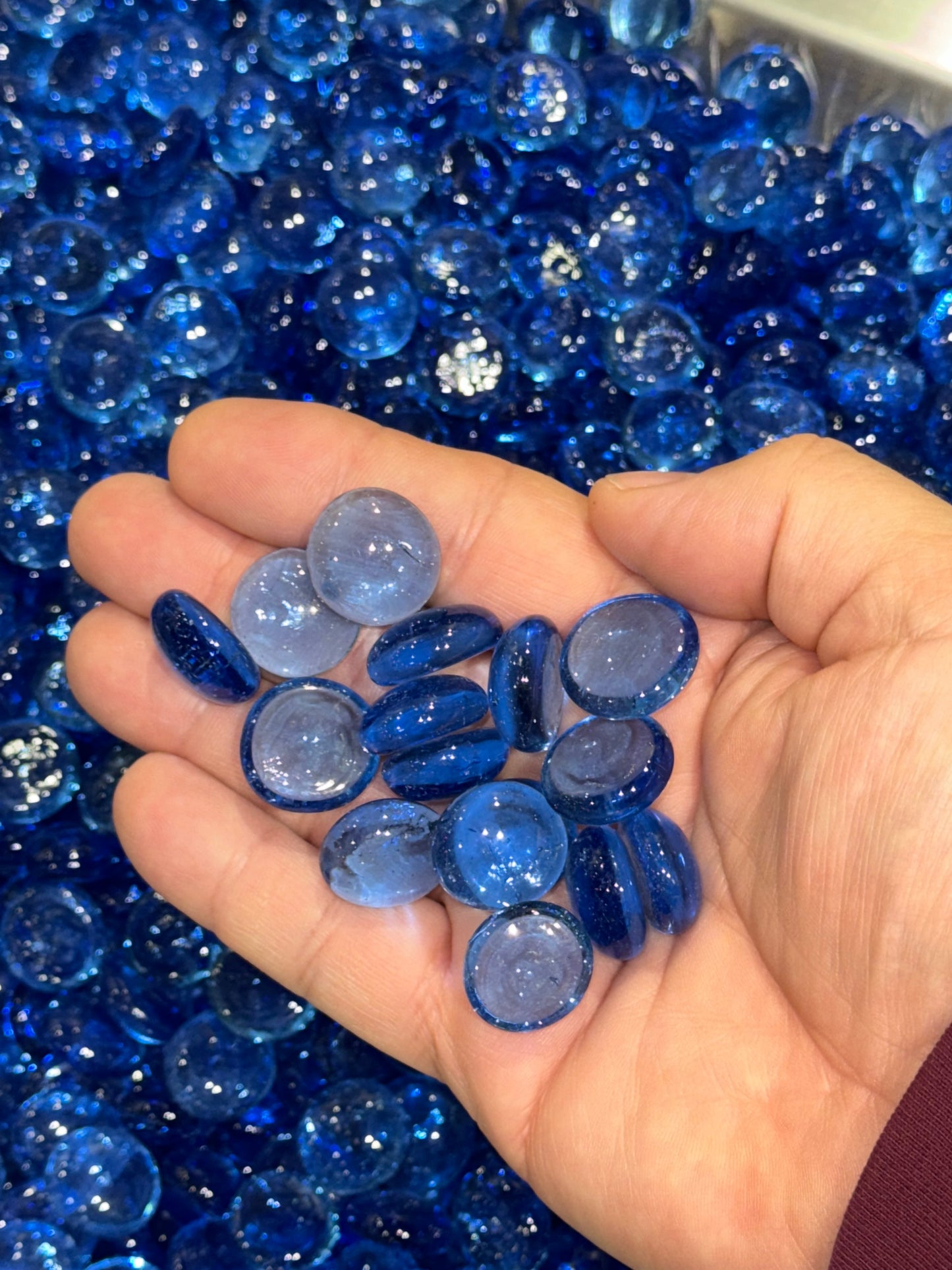 Fire Beads Light Blue 10 lbs