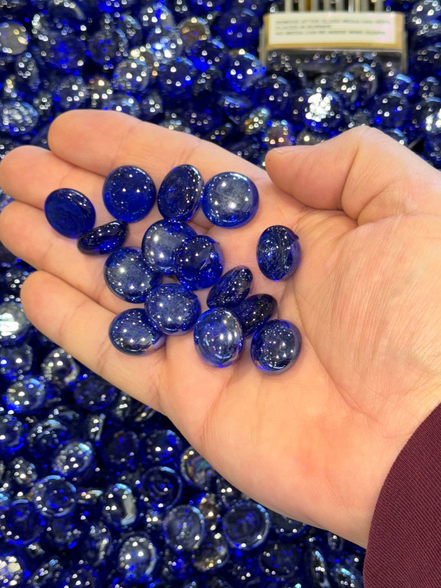 Fire Beads Dark Blue 10 lbs